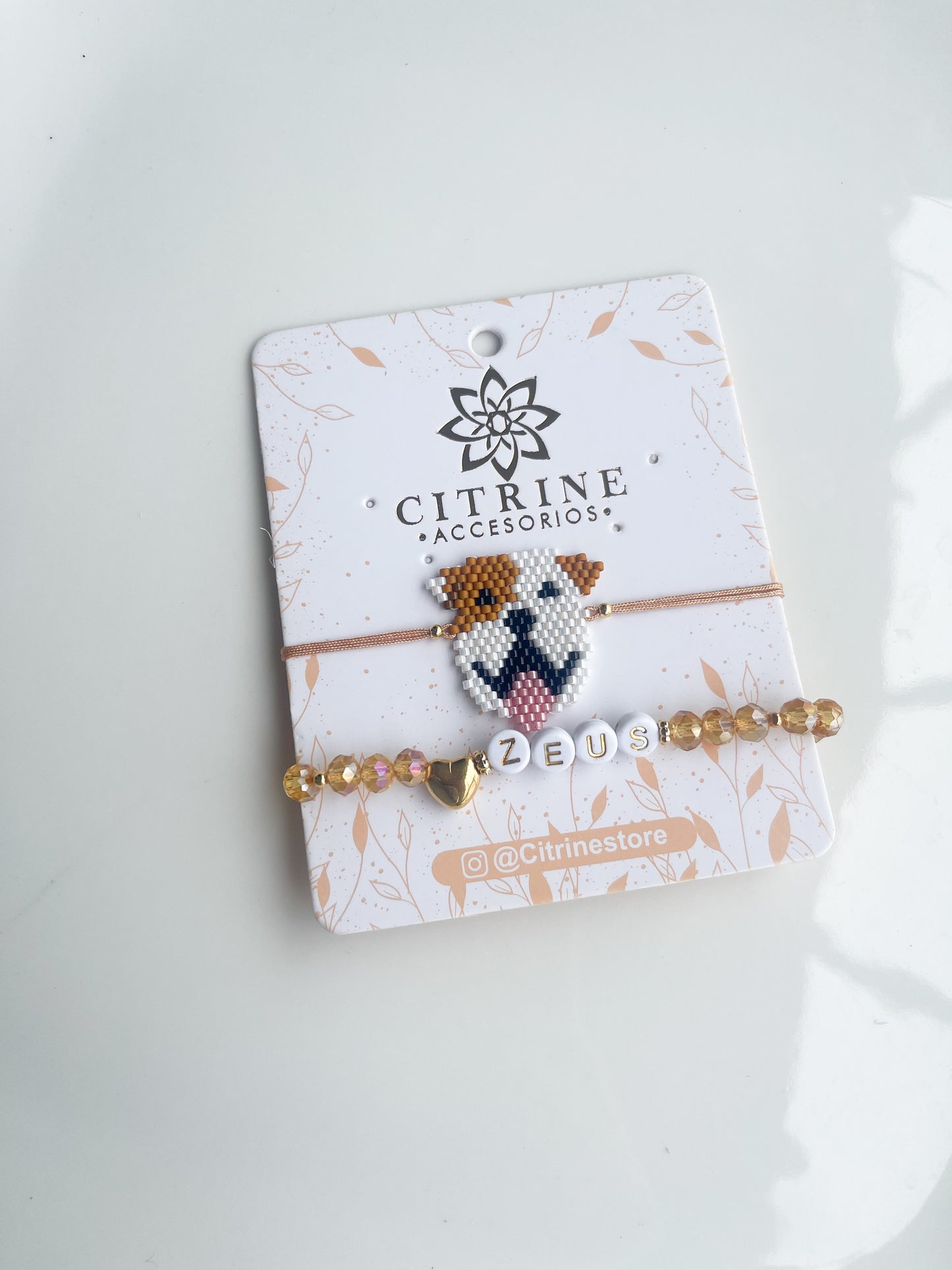 Set pulseras bulldog inglés