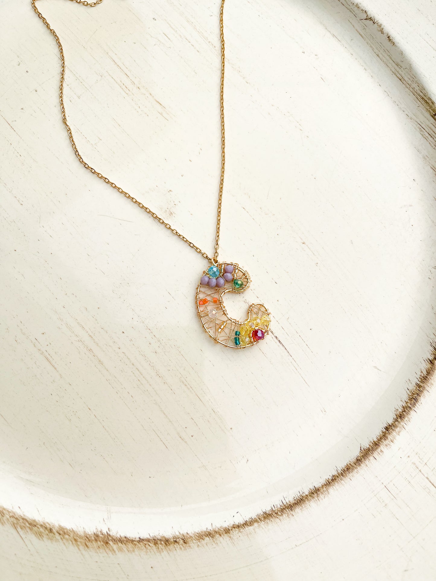 Cadena inicial multicolor