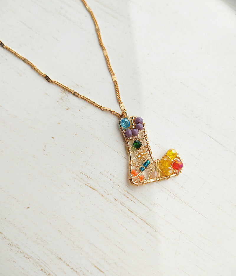 Cadena inicial multicolor