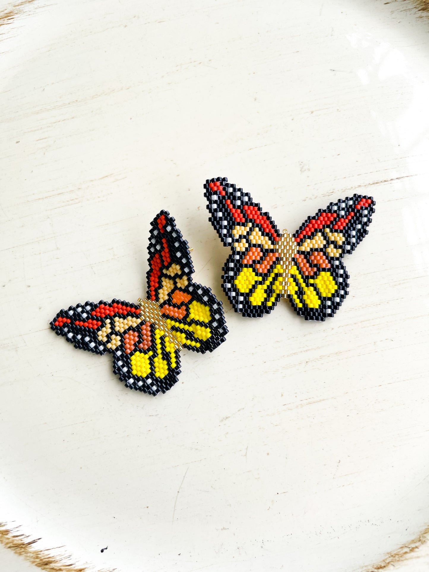 Aretes mariposas