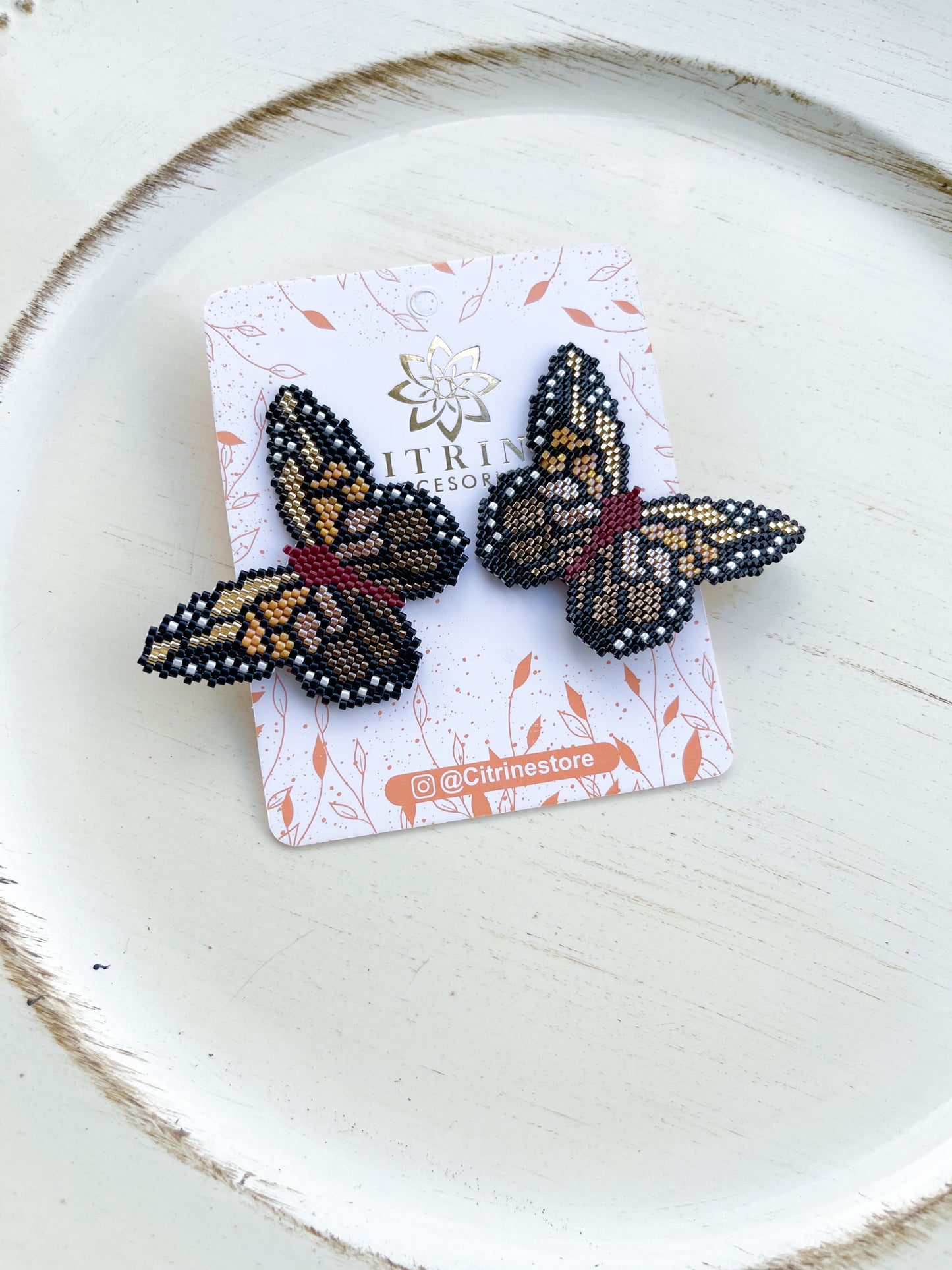 Aretes mariposas