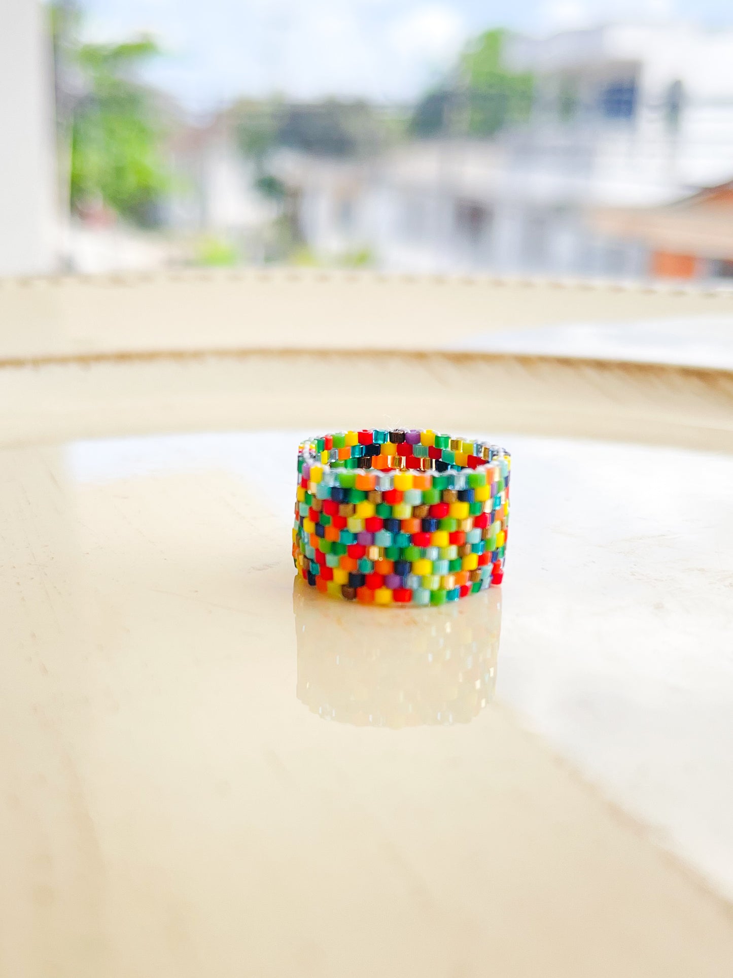 Anillo multicolor