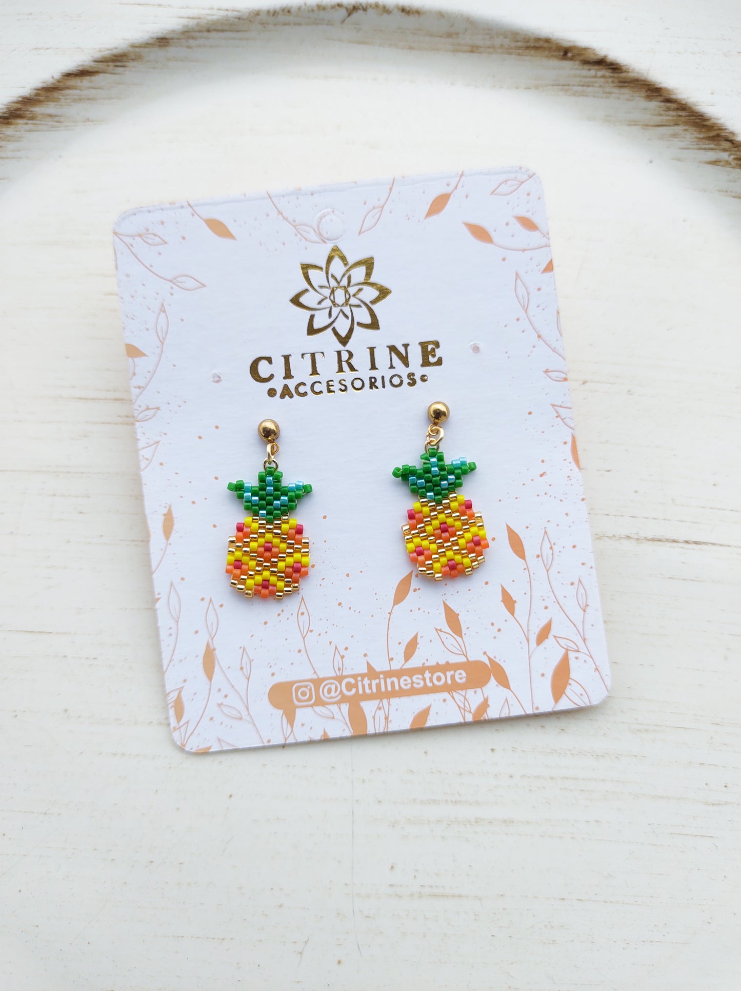 Aretes de piña