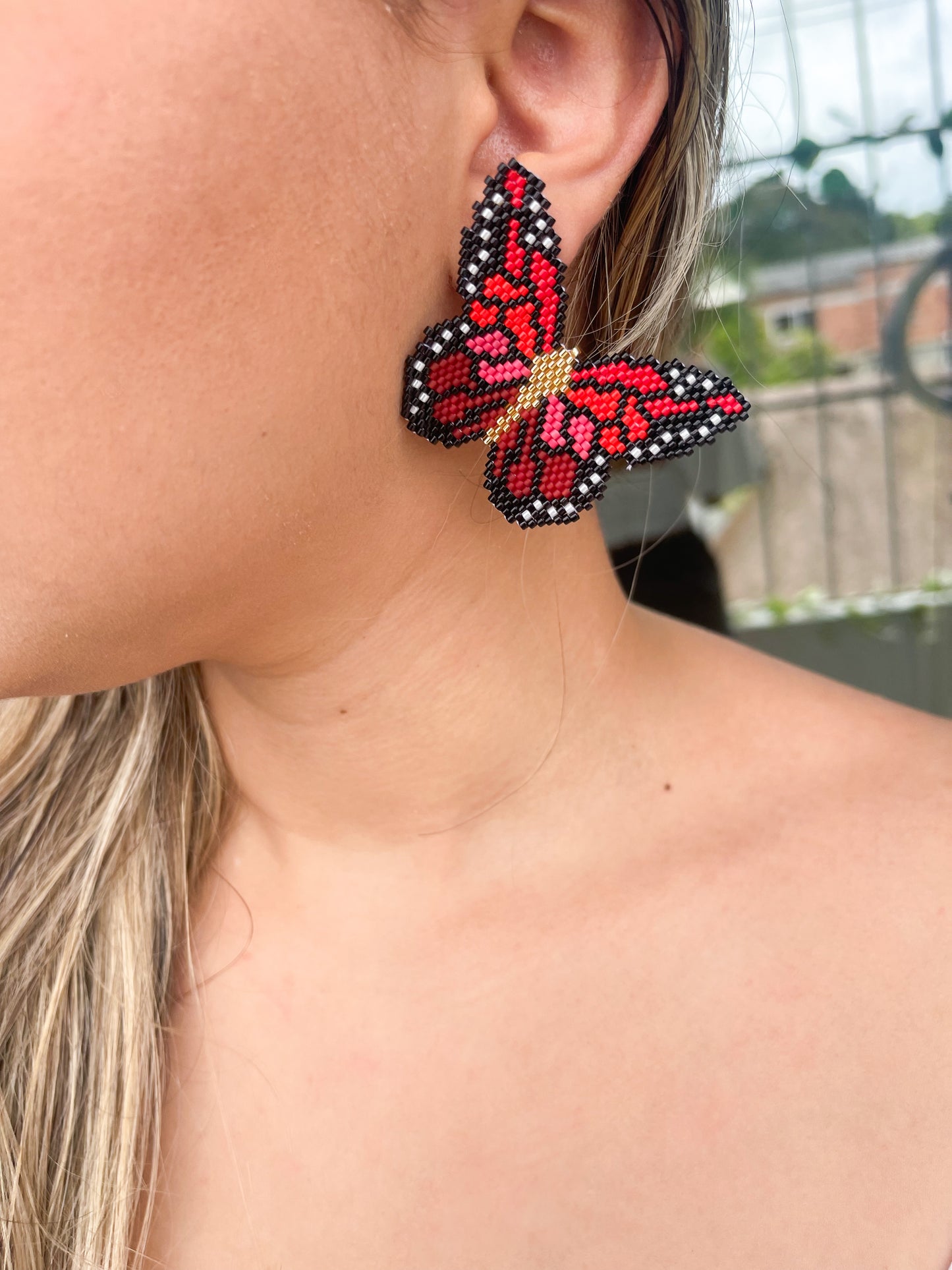 Aretes mariposas