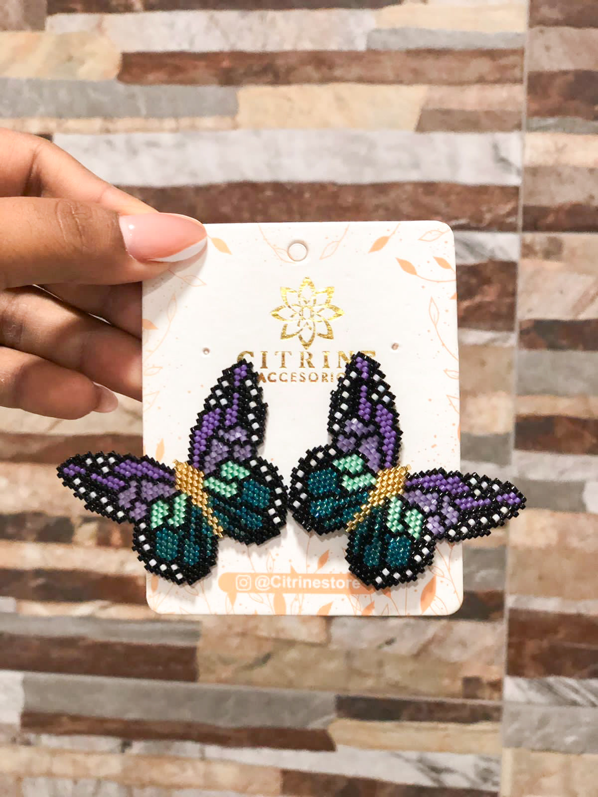 Aretes mariposas