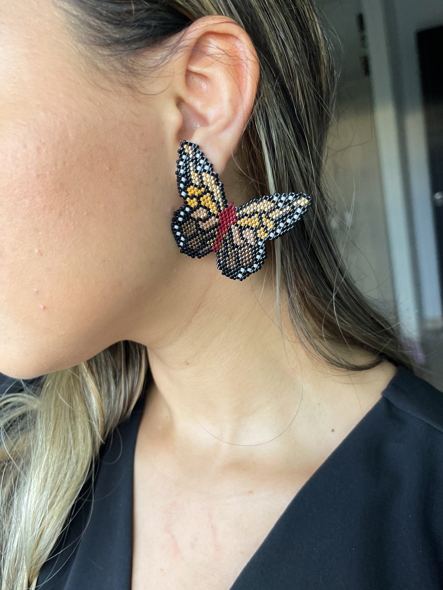 Aretes mariposas