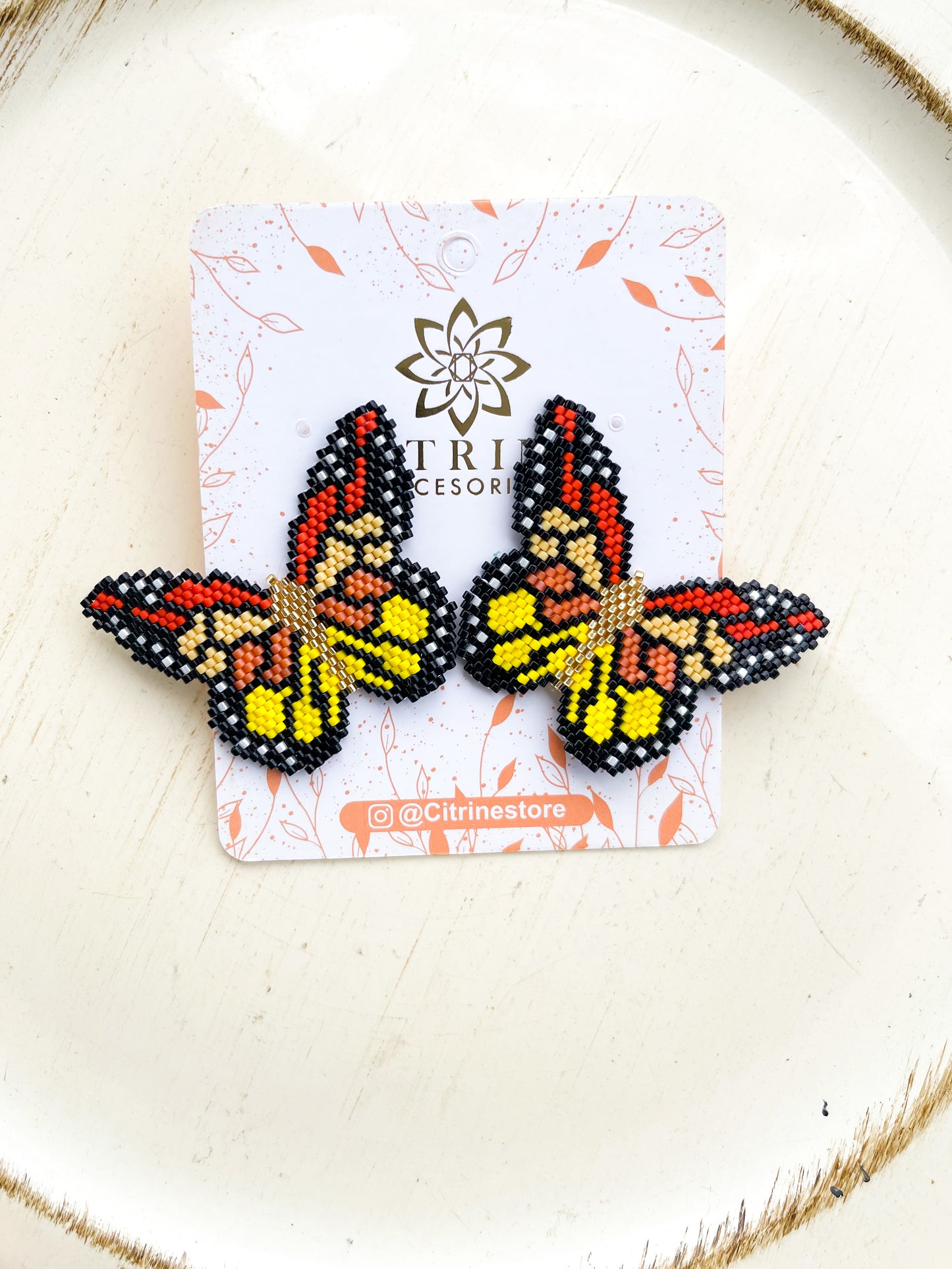 Aretes mariposas